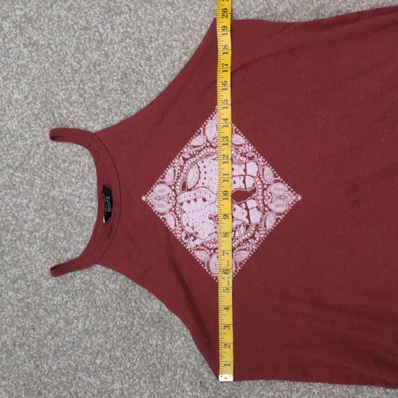 (2/$25) SWS boho elephant spaghetti strap top burnt orange - Picture 7 of 8